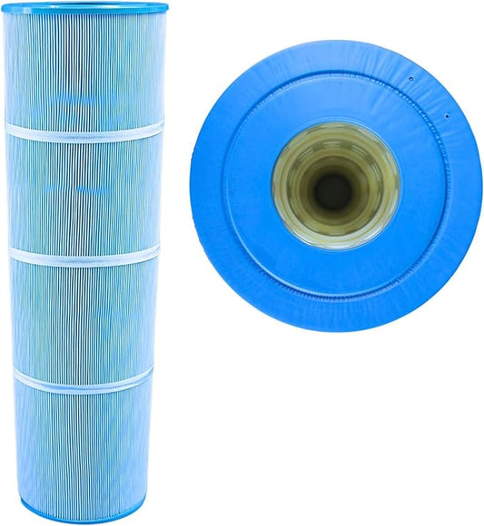 SWIMLINE HYDROTOOLS Ultra Pool Replacement Cartridge Filter Element for Above Ground & Inground Pools | 150 SQ FT | Blue Cleansing Silver Ion Treated | 50 Micron Precision | Heavy Duty Pleats