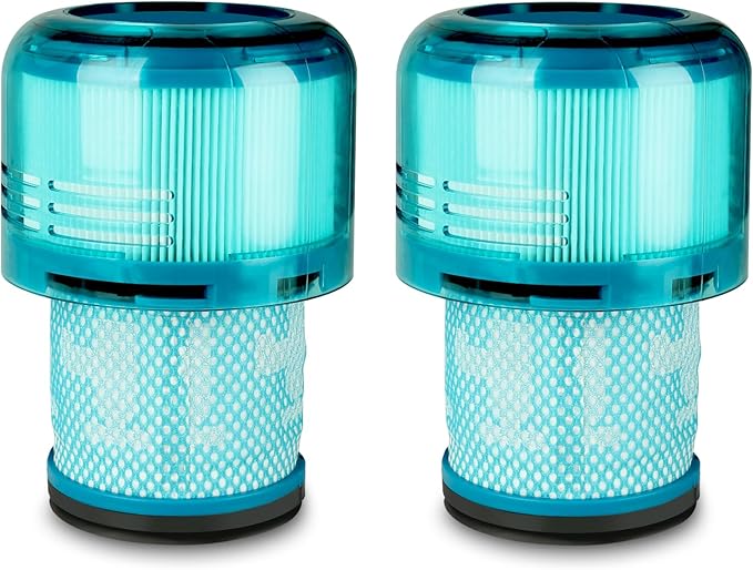 Lemige 2 Pack Filters Replacement for Dyson V11 Cordless Vacuum, V11 Animal V11 Torque Drive V11 Complete V11 Extra V15 Detect V15 Detect Absolute V15s Submarine, Replacement Parts No. 970013-02 & 03