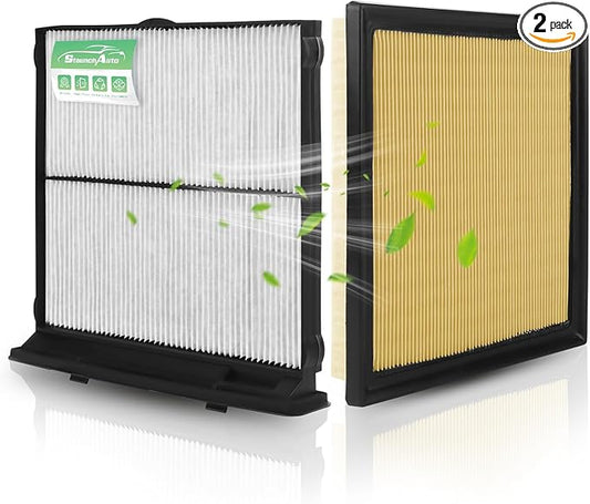 Engine & Cabin Air Filter Set for Subaru Forester 2.5L 2024 2023 2022 2021 2020 2019 Air filter for Car Replacement 72880-FL000 16546AA16A Automotive Accessories-2 Pack
