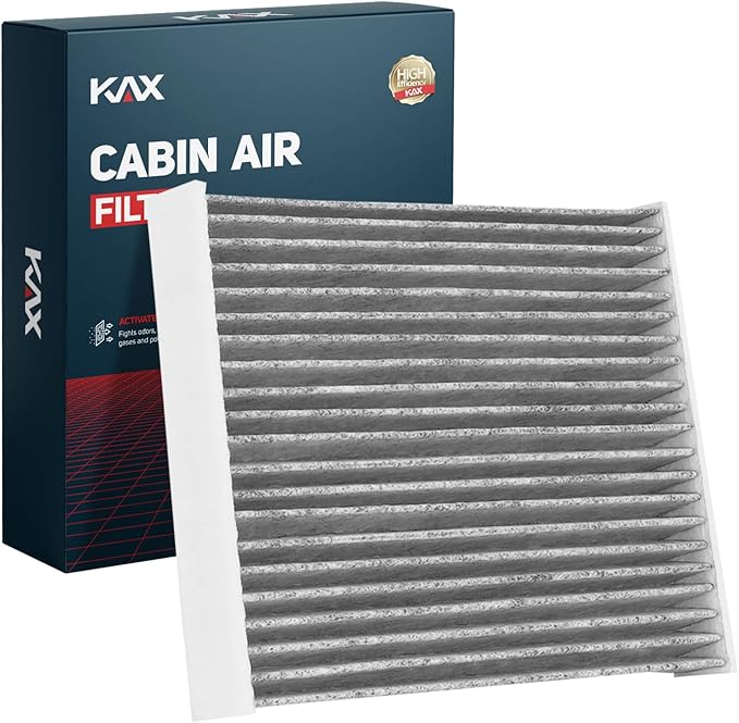 KAX HEPA Cabin Air Filter with Activated Carbon, CF12002 Replacement for Kia Soul 2014-2019, Soul EV 2015-2019, CP002 Premium Cabin Filter with Activated Carbon
