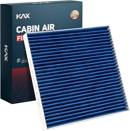 KAX Premium HEPA Cabin Air Filter with Dual Active Carbon, CF11819 Replacement for Chevrolet Sonata, Captiva Sport, Hyundai Azera, Santa Fe, Equinox, GMC Terrain, Optima, Sedona Cadenza Vue Air Filter