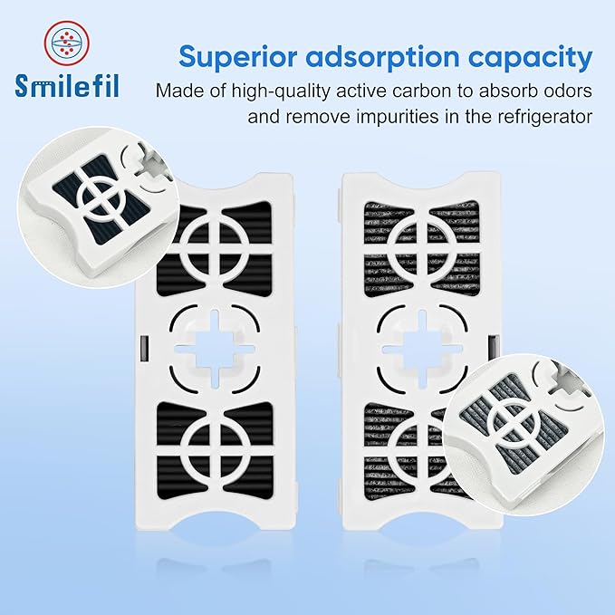 Smilefil Replacement Refrigerator Air Filter