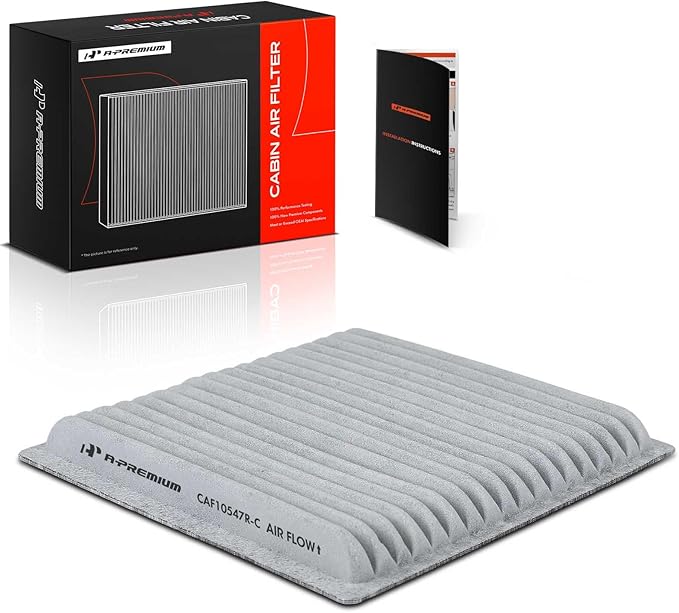 A-Premium Cabin Air Filter w/Activated Carbon Compatible with Ford, Lincoln & Mazda - Edge 2007-2014, MKS 2009, MKX 2007-2016, MKZ 2008-2009, CX-9 2007-2015 - 2.0L 3.5L 3.7L - Replace# 7T4Z-19N619-B