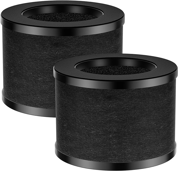 2 Pack TZ-K1 Replacement Filter Compatible With FreAire Air Purifier, VOOPNU DH-JH12, ToLife And MK01 MK06 Purifier, 3-in-1 Upgraded Filtration Filters, Activated Carbon and Pre-filter, JH12 Filter