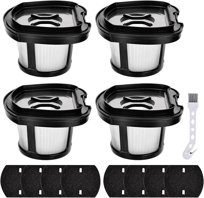 2390A 2284W Filter Replacement Compatible with Bissell Pet Hair Eraser Vacuum filter 2390A 2390 2389 2284W 2579, Compare to Parts # 1614212 1614203 1614204, 4 Mesh Filters and 8 Foam Filters