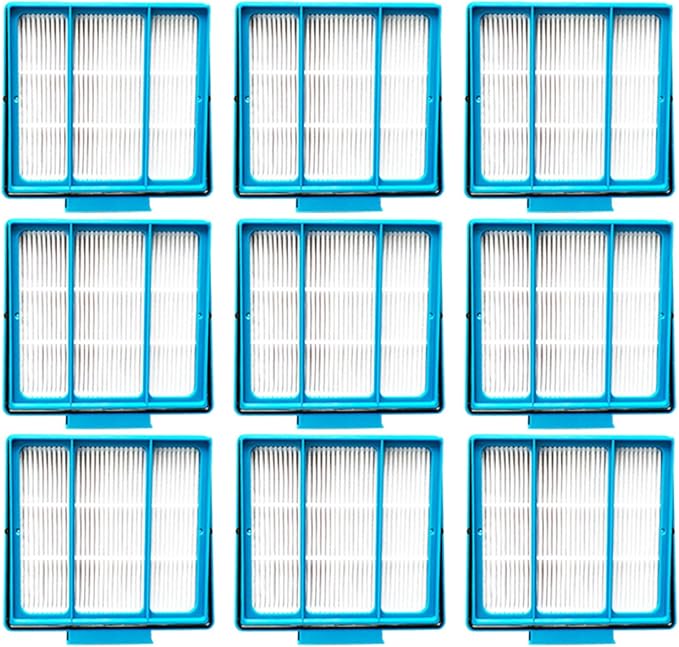 (9Pack) Filters Replacement Accessories for Shark Robot Vacuums — Compatible with Shark ION,IQ,EZ AI Series Vacuum AV2501AE RV1001AE AV910/911S/912S/915S AV753 RV100AE UR1000SR RV1001