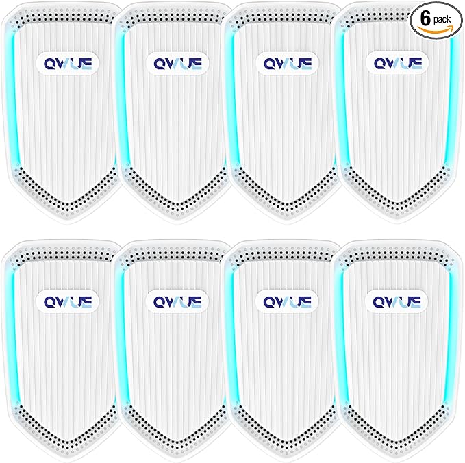 8Pack Air Ionizer Plug In, Filterless Home Negative Air Purifier, Quiet Air Freshener Portable Cleaner for Odors Smoke Dust, Air Purifiers for Home Office, Bedroom, Kitchen