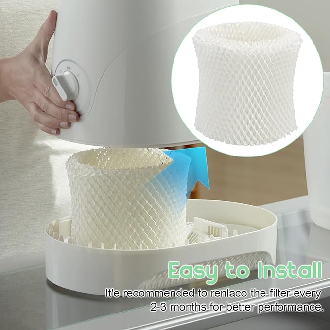 Humidifier Filters Replacement for Honeywell HC-888, HC-888N, Filter C, HCM-890, HEV-320 Series, Compatible with Duracraft DCM-200, DH-890 2-Pack