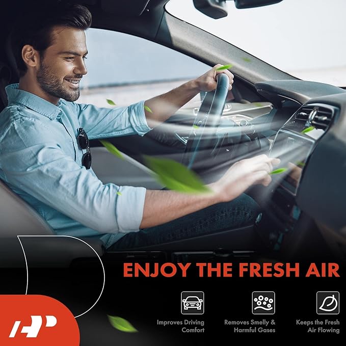 A-Premium 2-PC Cabin Air Filter with Activated Carbon Compatible with Tesla X 2016-2023, Replace# 103904200B