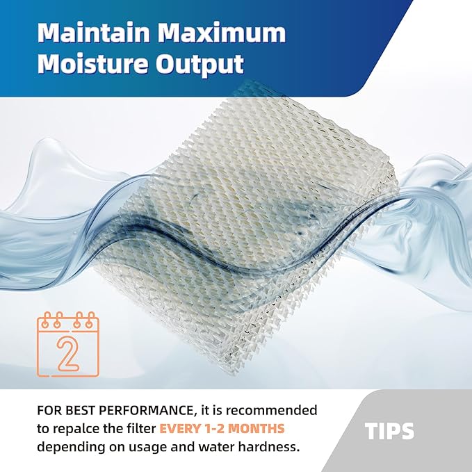HDC12 Humidifier Wick Filters | HDC-12 Replacement HD13030 HD1303 HD14060 HD1406 HD13050 HD1305 HD1407,Humidifier Filters 14911 32-14911 ES12-4 Pack