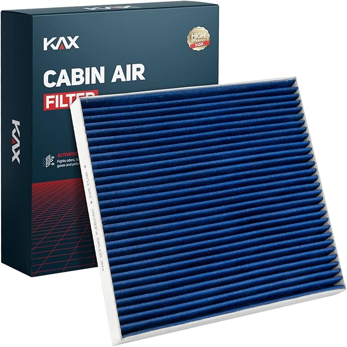 KAX Premium HEPA Cabin Air Filter with Dual Active Carbon, CF11776 Replacement for Nissan Altima 2013-2018, Maxima 2016-2023, Murano 2015-2024, Pathfinder, INFINITI JX35, QX60, Strong Adsorption