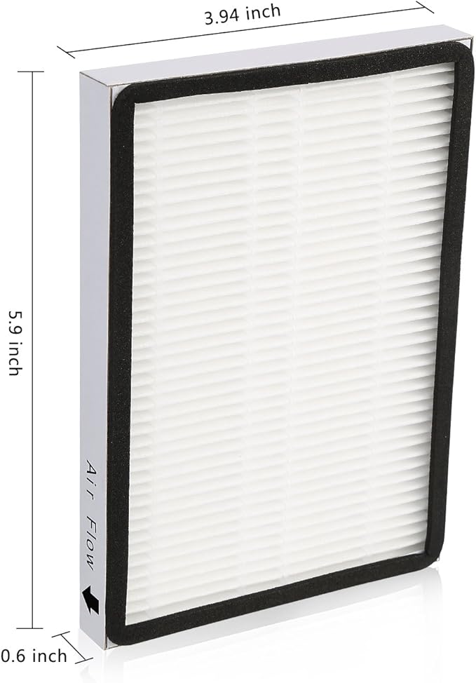 6-Pack 86889 Filters for Sears Kenmore EF-1 Vacuums & Panasonic Uprights Vacuum Cleaner For Kenmore Canister and Upright Vacuum Cleaner Part # 86889, 20-86889, 53295, 40324