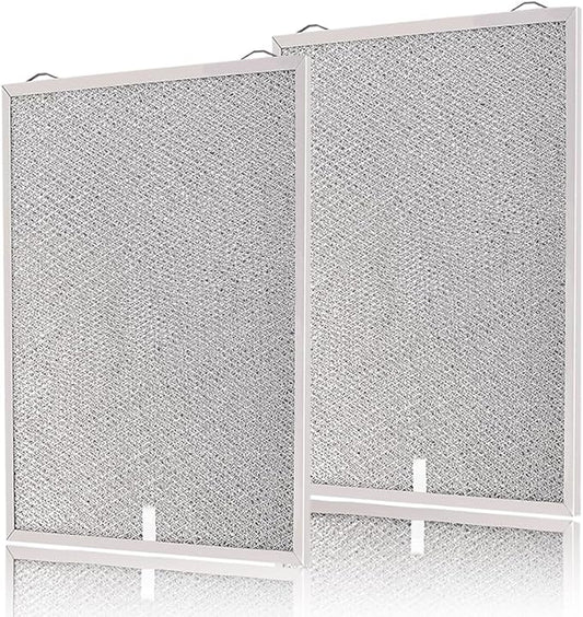 S99010430-002 Compatible with BR Range Hood Filter 13-7/8'' x 15-3/4" 4512880 Replacement HPF30 Nu-tone Grease Filter 2 Pack Upgrade 5-Layer Nutone Kitchen Exhaust Fan Filter Screen