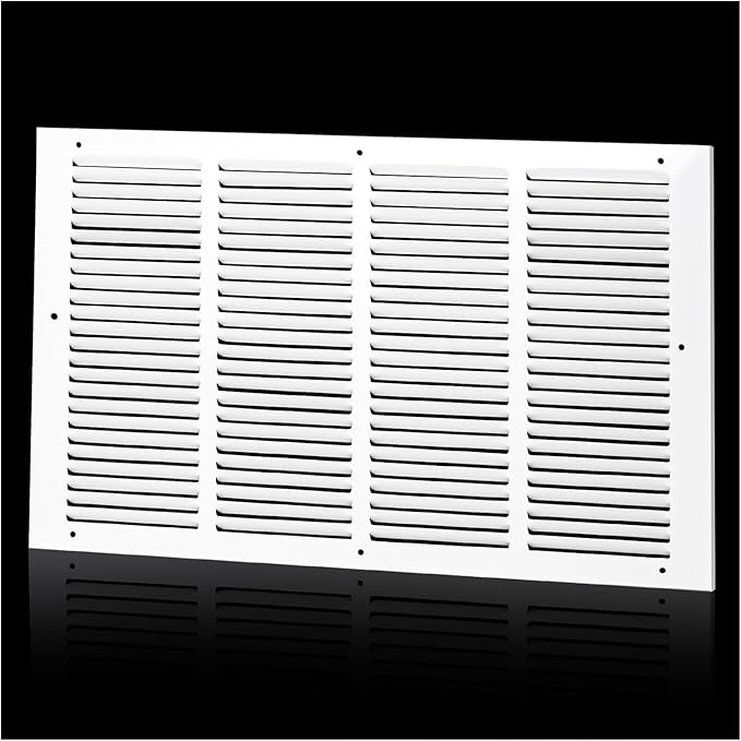 Return Air Grille for 20"Wx12"H inch Duct Opening,Air Return Vent Cover for Wall or Ceiling,AC Wall Vent Cover Grill HVAC Cold Air Intake Grille Without Filter Housing,Outer Dimension:21.75"WX13.75"H
