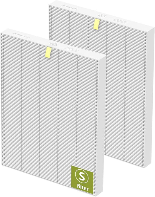 2 Pack C545 True HEPA Replacement Filter S Compatible with C545 Air Purifier, Replaces for Winix Filter S 1712-0096-00