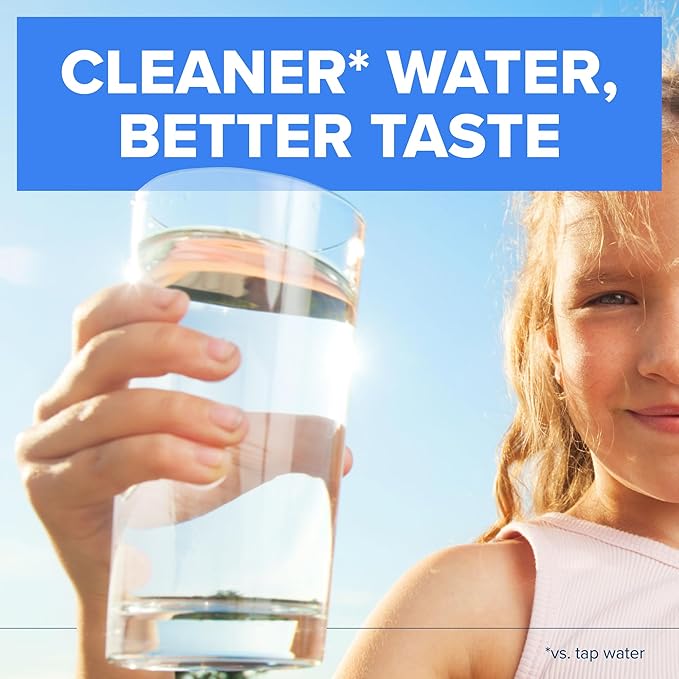 Brita Standard Water Filter for Pitchers and Dispensers, BPA-Free, Reduces Copper, Cadmium and Mercury Impurities, Lasts Two Months or 40 Gallons, Includes 8 Filters, White