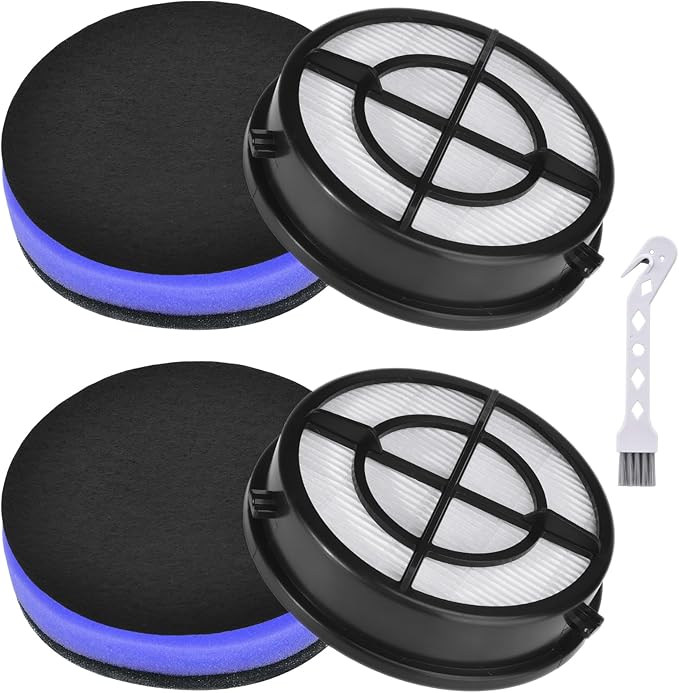 2790 Filter Replacement for Bissell Pet Hair Eraser Turbo Pro/Plus Vacuum 27909 2790W 2281 2461 3126 31269, for Bissell Pet Hair Eraser Turbo 2475, Replace to part # 1606751 & 1603437, 4 Pack