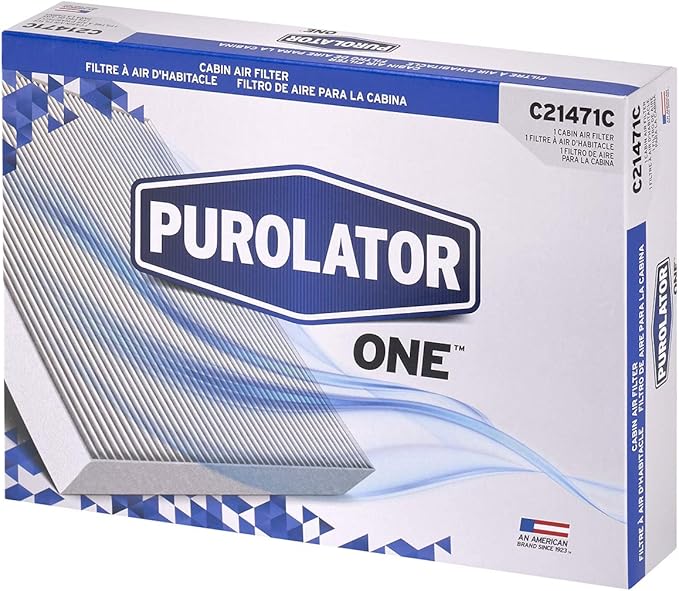 Purolator C21471C Automotive Cabin Air Filter with Activated Carbon, Car & Truck Passenger Compartment OEM Filter Replacement for Toyota Camry, Prius, Grand Highlander, and more