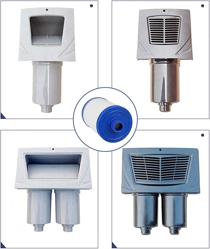 6CH-940 Spa Filter Cartridges for Spa Hot Tub, Filter Replacement Compatible for UNICEL 6CH-940 for FILBUR FC-0359 for PWW50P3, Screw in Filter Cartridges 2 Pcs