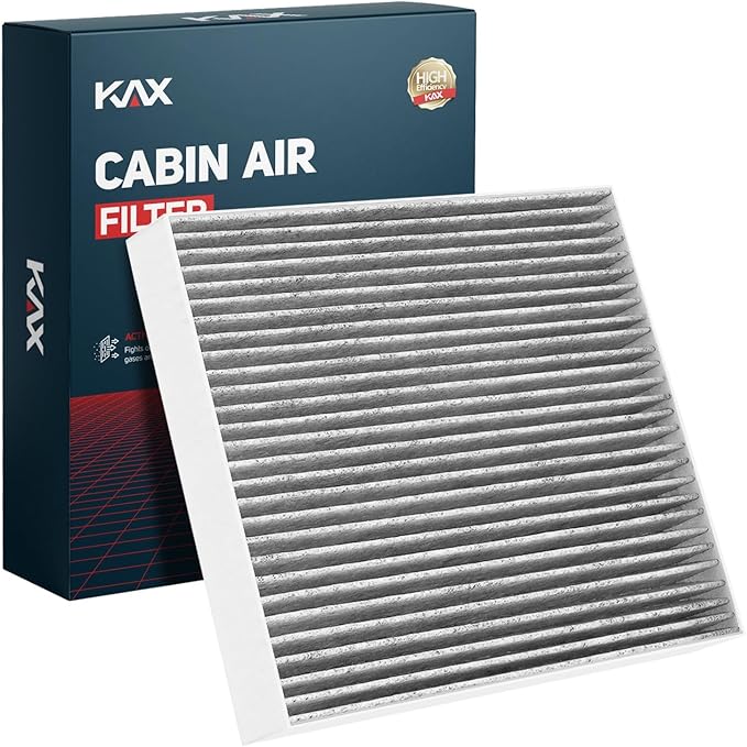 KAX HEPA Cabin Air Filter with Activated Carbon, CF10381 Replacement for Hyundai Sonata 2006-2010, Santa Fe 2007-2009, Optima 2006-2010, Azera 2006-2008, Carnival， Passenger Compartment Air Filter