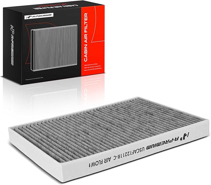 A-Premium Cabin Air Filter with Activated Carbon for Audi A4, A5 Quattro, A6 allroad, A7 Sportback, A8 Quattro, Q5, Q7, Q8, e-tron S, S4 & Porsche Cayenne, Macan