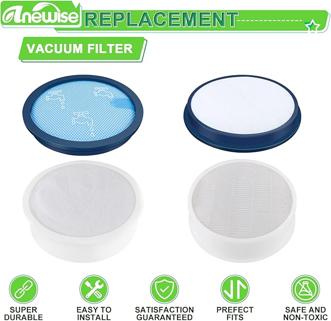 Anewise Filter Replacement Kit for Dyson DC17 Absolute Animal Vacuum, 1 HEPA Post-Motor Filter & 1 Pre-Filter, Compare to Part # 911236-01 & # 911235-01