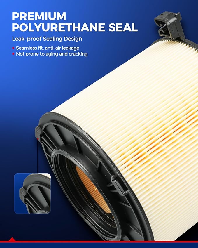 KAX Engine & Cabin Air Filter Kit, Replacement for Audi Q5, A4 Quattro, A5 Sportback, SQ5, A5 Quattro, Q5 PHEV, A4, S5 Sportback, Q5 Sportback, A4 allroad, S5, S4, SQ5, Replace# CA12268 CF12211