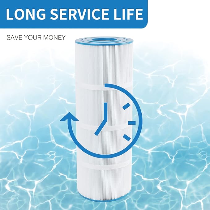 C-7470 Pool Filter Cartridge Replaces Pentair CCP320,Pleatco PCC80-PAK4 PCC80,Clean and Clear Plus 320,Filbur FC-1976,R173573,178580, L:20" xOD:7", 4X80 sq.ft. 4 Pack