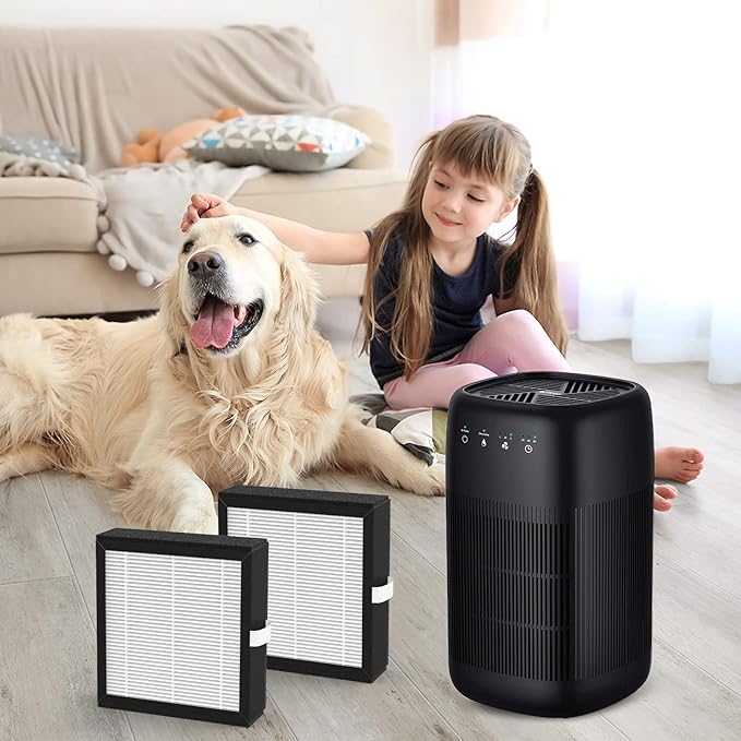 5 Packs Q10 Replacement Filters Compatible with Afloia Q10 Air Cleaner Purifier and Dehumidifier 2-in-1