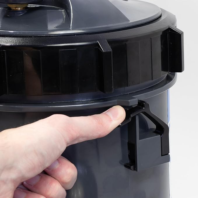 Doheny's Pool Pro Cartridge Filter System for Above-Ground Pools | 50 Sq. Ft. System with 3/4 HP Pump | Extra-Large Non-Woven Cartridge for Clear Water & Max Flow | Durable Thermoplastic | 115V/60Hz