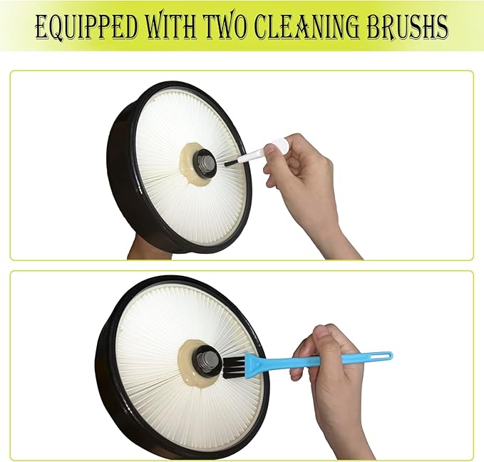 Filter Compatible with Bissell 2087 Series Hair Eraser Lift-Off Upright Vacuum 20871 2087 20872 20874 20878 2087R 2087Q Compare to Part 1612637 & 1612631 Vacuums replacement Filter parts