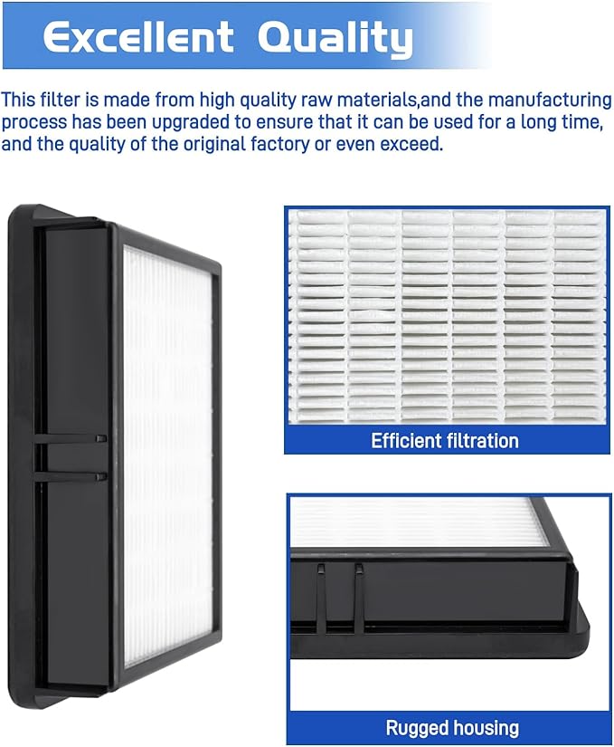 2 Pcs HF1000 HEPA Filters Fits For Oreck Buster BB1000/BB1100 Series and CC1600 Vacuums,Replacement Vacuum Filters for Oreck