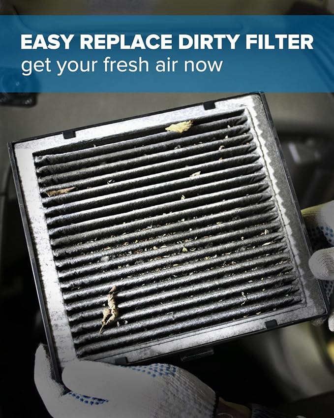 PHILTOP HEPA Cabin Air Filter w/Activated Carbon, Compatible with CF10934 Mercedes-Benz E350, C300, C250, GLK350, C350, CLS550, E400, SL550, E550, GLK250, CLS400, E250, SL400, AMG GT S, SL450