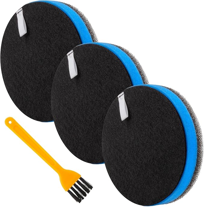3-Pack Vacuum Filter Replacement for Bissell Cleanview Pet Vacuum 2258 2486 2252 2254 2256,for PowerGlide Pet Vacuum 22528 3334, Compare to Part No # 12141 & 1601972