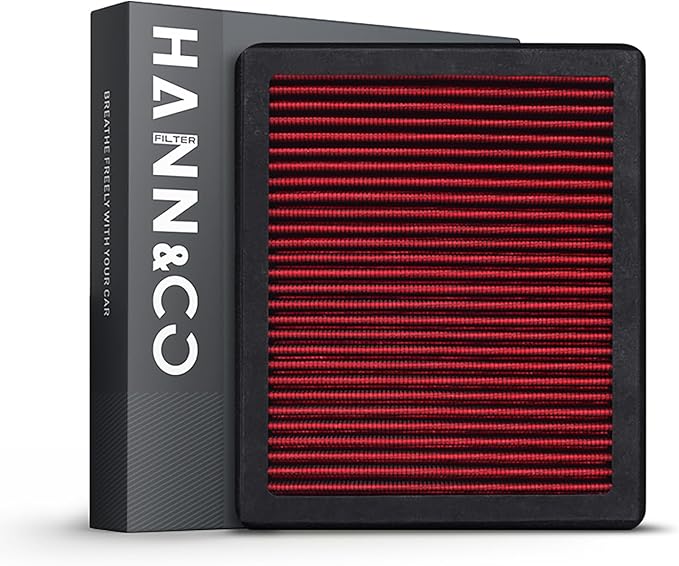 HANN&CO Washable And Reusable High Flow Cabin Air Filter，Greater Than 15 Years of Service Life，Suitable For Hyundai Elantra，Accent；KIA Forte，Rio Replacement CF12058，CP058，VF2059（HCC1812-X）