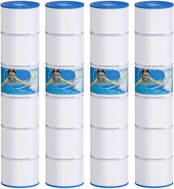 TOREAD PCC130 Pool Filter Replaces Pentair CCP520, R173578, PCC130, Ultral-A7, Unicel C-7472, Filbur FC-1978, FC-6475, Clean and Clear Plus 520, 817-0143, 178585, 4 X 130 sq. ft. L x OD:32 1/16"x 7"