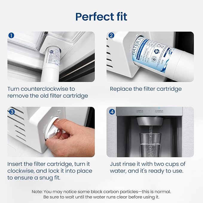 2026 NEW LT1000PC Water Filter & Air Filter Replacement for LG LT1000P, ADQ747935, LT120F – 3x2-Pack Combo