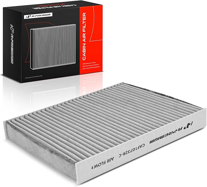 A-Premium Cabin Air Filter with Activated Carbon Compatible with Hyundai Veracruz 2007-2012, Replace# 971332B005, 971333J000