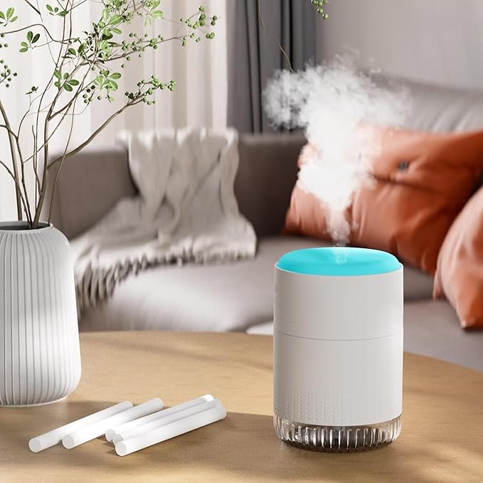 Pack of 40 Humidifier Cotton Filter Sticks Replacement Refills Wicks for USB Diffusers Office Humidifiers Accessories Quiet Humidifiers