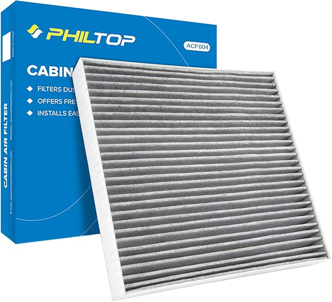 PHILTOP Cabin Air Filter, Compatible with CF10374 2005-2023 Tacoma, 2013-2016 Dart, 2003-2008 Pontiac Vibe