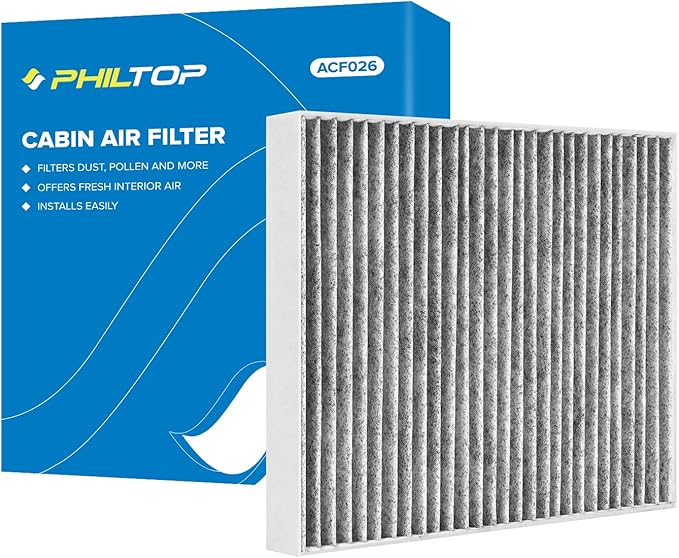 PHILTOP HEPA Cabin Air Filter w/Activated Carbon, Compatible with CF11176 Ford Explorer, Taurus, Police Interceptor Utility, Flex, Police Interceptor Sedan, Police Responder Hybrid