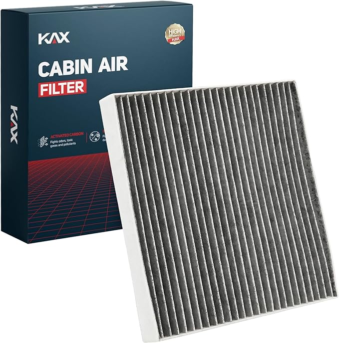KAX HEPA Cabin Air Filter with Activated Carbon, CF12820 Replacement for Hyundai Tucson, Elantra, Sonata, Santa, loniq 5, Ioniq 6, Kia Sportage, K4, K5, EV6, EV9, Niro, Sorento, Genesis GV60