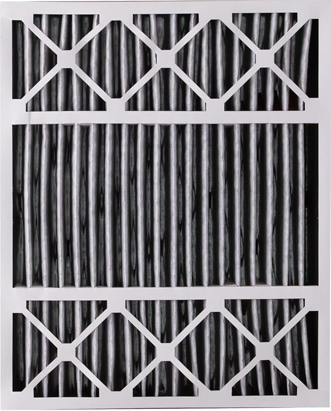 Nordic Pure 20x25x5 (Actual Size: 19 3/4 x 24 3/4 x 4 3/8) Lennox X6673 X6675 ReplacementÃ‚ AC Filter MERV 10 + Carbon 2 Pack