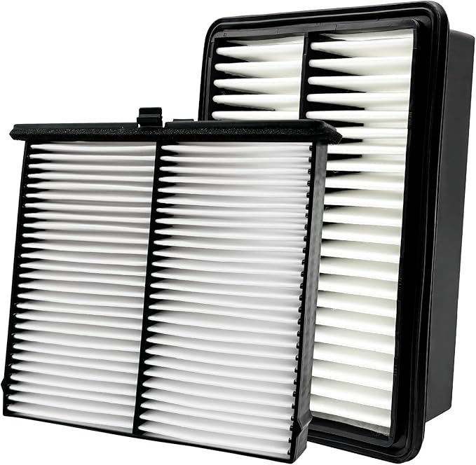 Capume 2PCS Cabin Engine Air Filter JMF61 JM3A0A Kit Fits for Mazda 3 2019-2025, Mazda 3 Sport 2019-2024, CX-30 CX 30 CX30 2020-2025, BDGF-61-J6X, CF12773, PAH9-13-3A0A