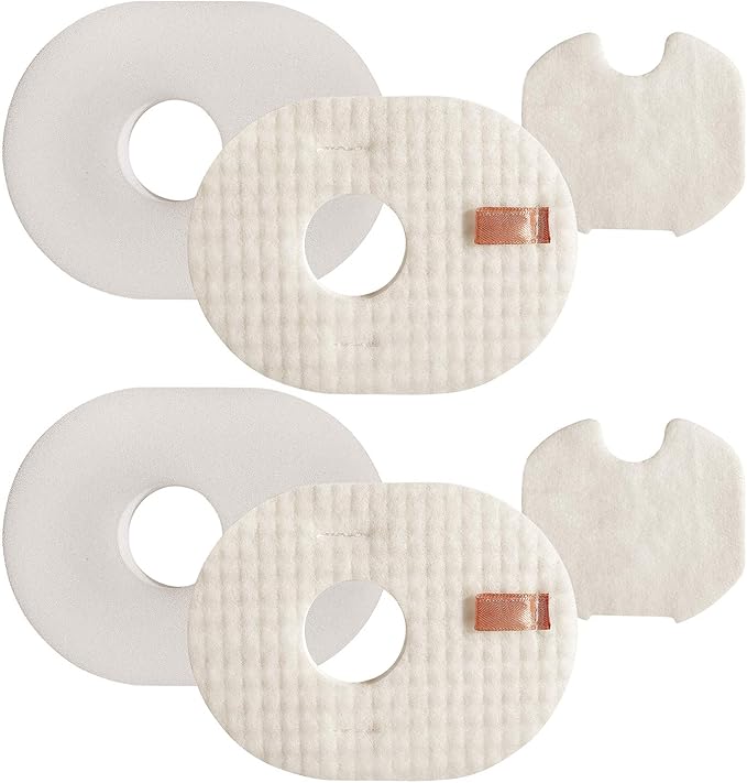 2-Pack Vacuum Filter Replacement for Shark Rocket HV300, HV301, HV300W, HV302, HV305, HV310, UV450 Foam & Felt Filter Kit, Replacement Parts # XFFV300