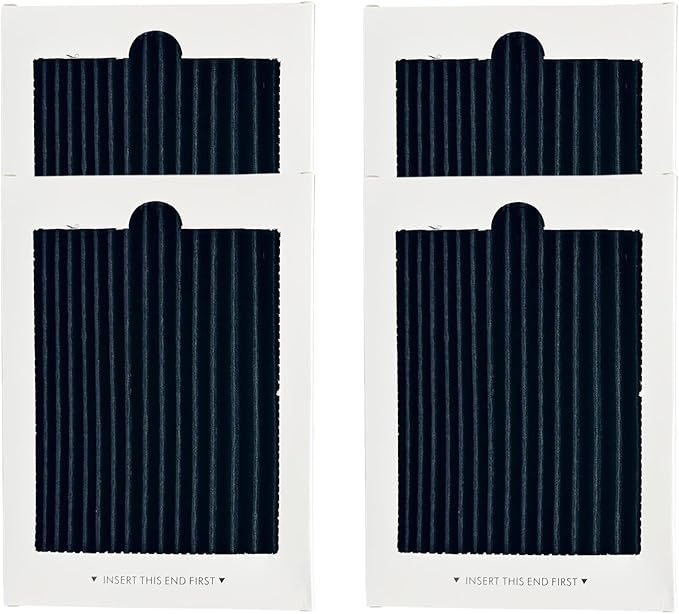 4 Pcs Refrigerator Air Filter Replacement for Frigidaire FGHS2655PF5A, FGRU19F6QFD, FGSC2335TFA, FGHS2655PF0, FGHS2655PF2, FGHS2655PF4, FGHS2655PF6B, FGRU19F6QFA, FGRU19F6QFB, FGRU19F6QFC, FGSC2335TF0