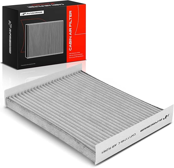 A-Premium Cabin Air Filter with Activated Carbon Compatible with Ford Fusion 2010-2012 & Lincoln MKZ 2010-2012 & Mercury Milan 2010-2011, Replace# AE5Z19N619A