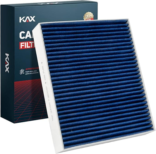 KAX Premium HEPA Cabin Air Filter with Dual Active Carbon, CF10775 Replacement for Chevrolet Cruze, Trax, Lacrosse, Malibu, Sonic, Allure, Cascada, Encore, Regal, Verano, SRX, Orlando, Spark, Wrangler