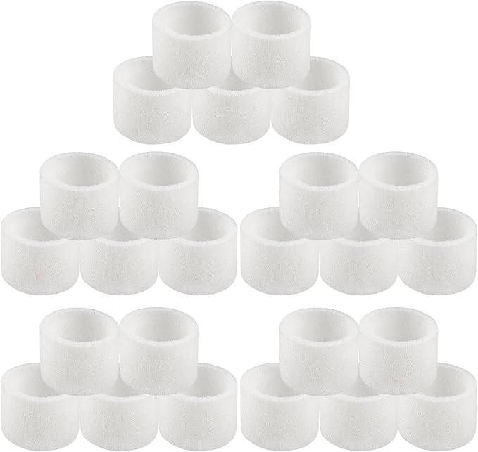 30-Pack Top Fill Humidifier Replacement Filters for LEVOIT LV600S, Superior6000S, OasisMist 450S, Classic160, Dual150, Dual200S, Classic300(S) to Improve Humidification Efficiency