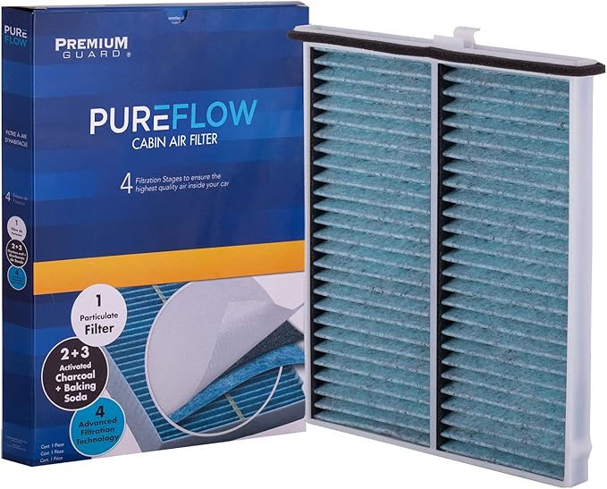 PureFlow Cabin Air Filter PC4103X | Fits 2014-2025 Mazda CX-5, 2014-2018 3, 2014-2021 6, 2014-2018 3 Sport, 2020 2